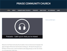 Tablet Screenshot of praisecommunitychurch.co.uk